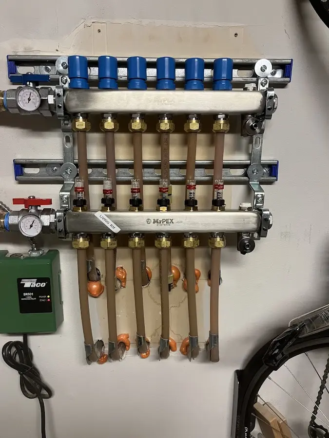 Plumber performing Gas Leak Detection at a residential property in Bandon